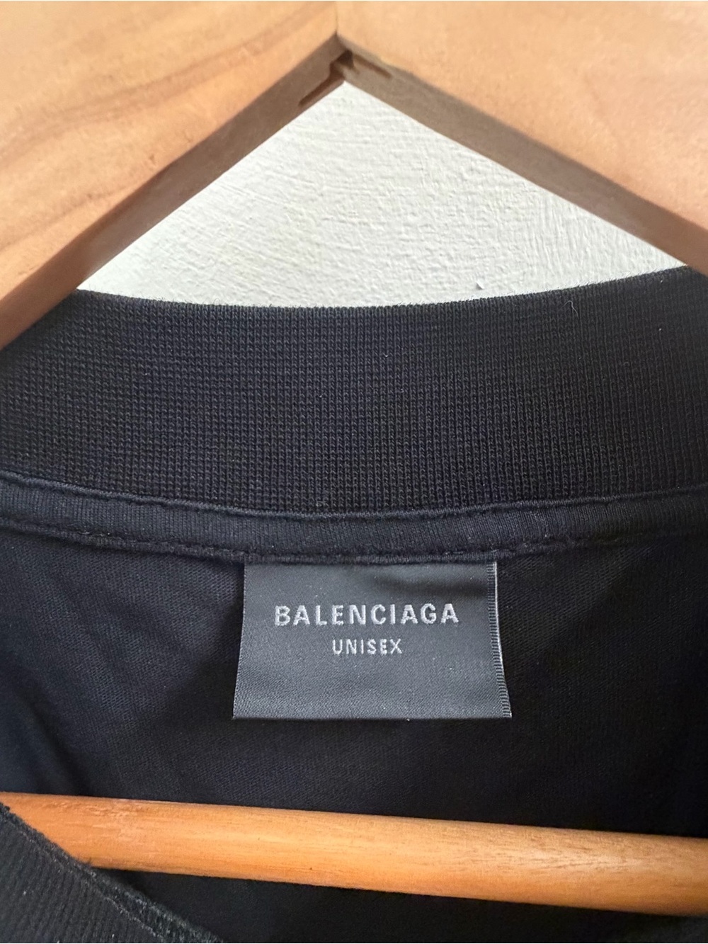 Balenciaga Black Heavy Metal Long Sleeve T Shirt Size Medium - Picture 6 of 7